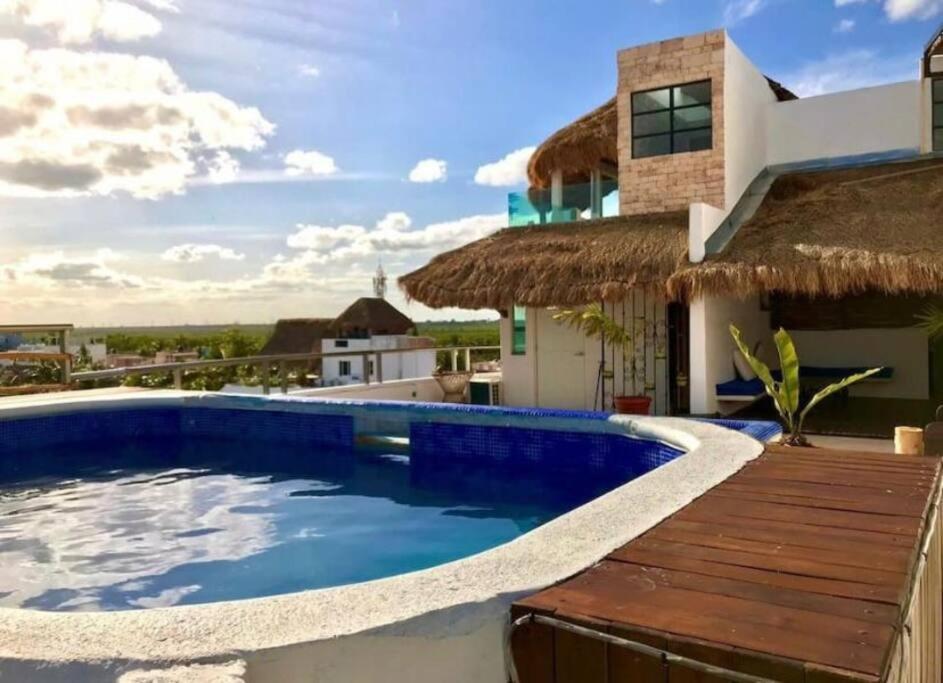 Bonita Habitacion Con Pequena Piscina A Aire Libre 莫雷洛斯港 外观 照片